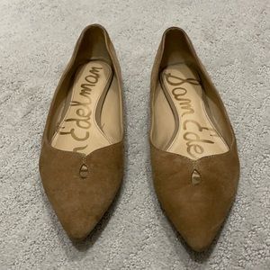 Sam Edelman suede flats. Worn! Size 8. Wear and tear, but not shown on too bad!